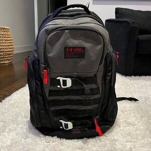 Under Armour Gray and Black Technical Backpack